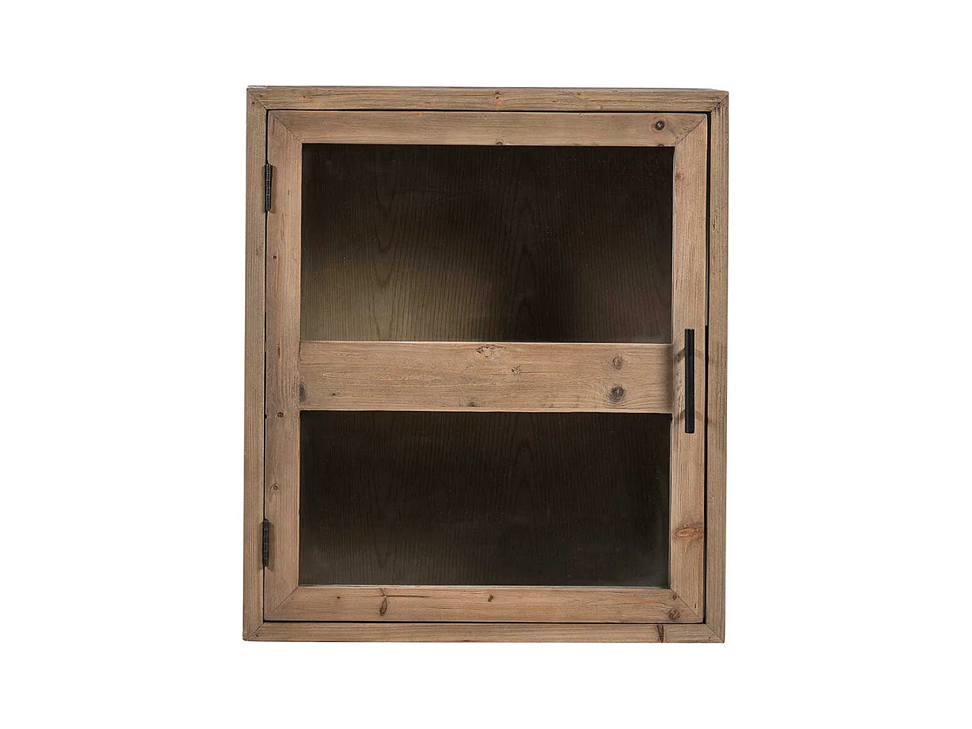 Küchenschrank mit einer Glastür Holz Antik