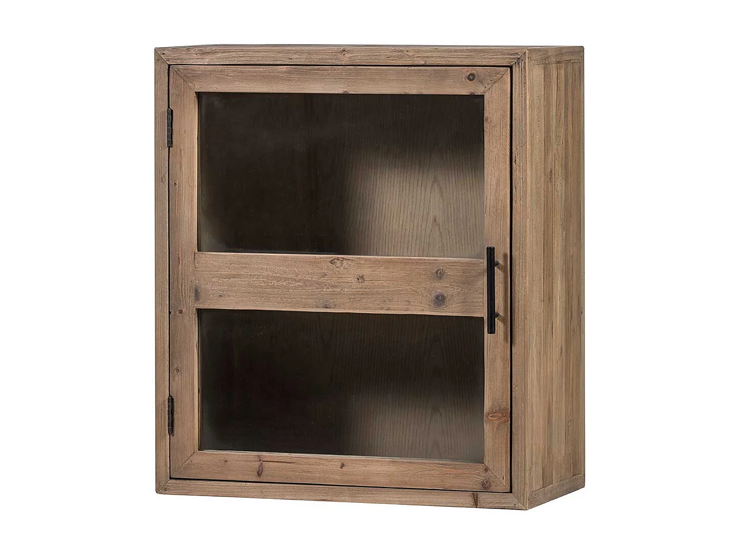 Küchenschrank mit einer Glastür Holz Antik