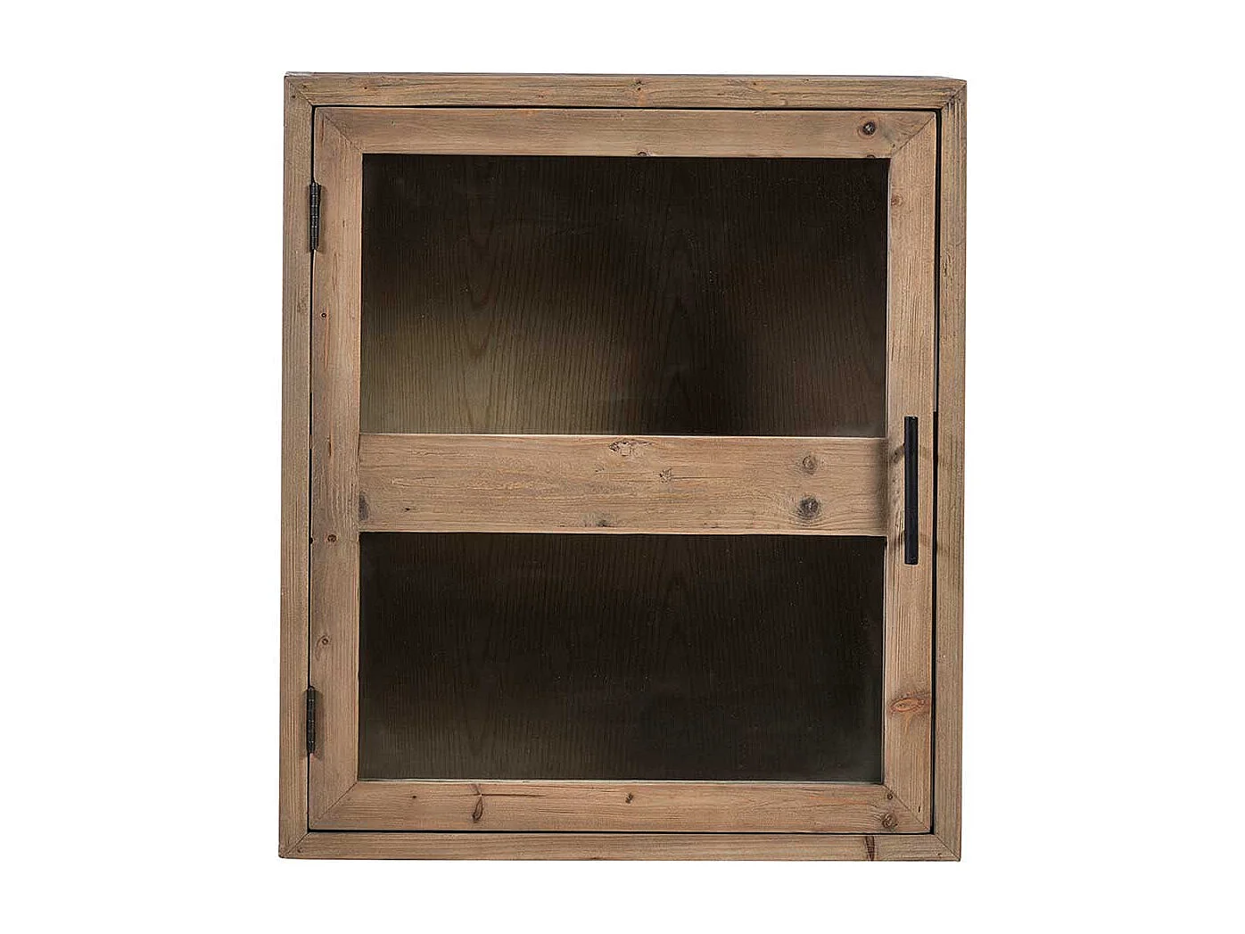 Küchenschrank mit einer Glastür Holz Antik