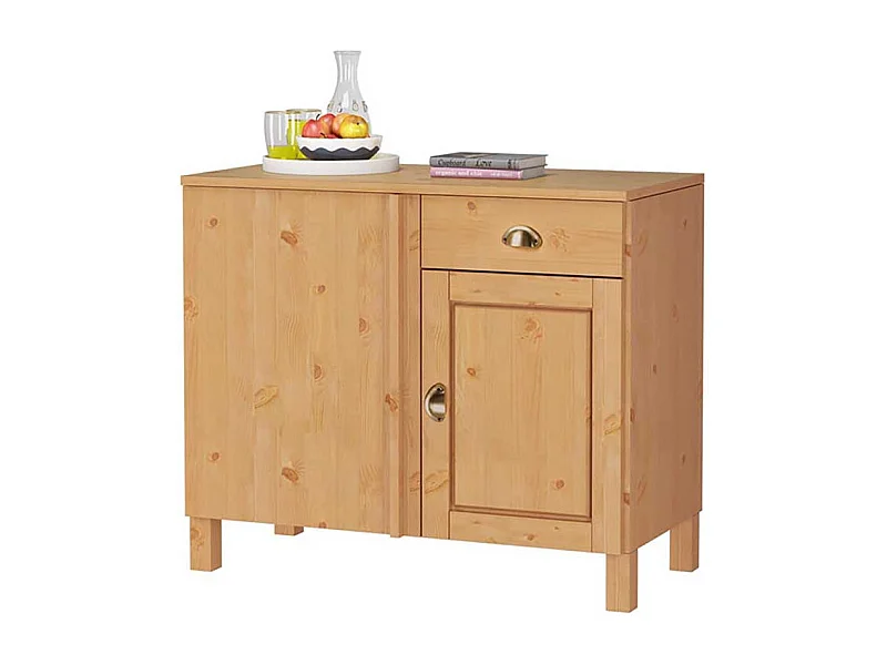 Küchenschrank aus Kiefer Massivholz 100 cm breit