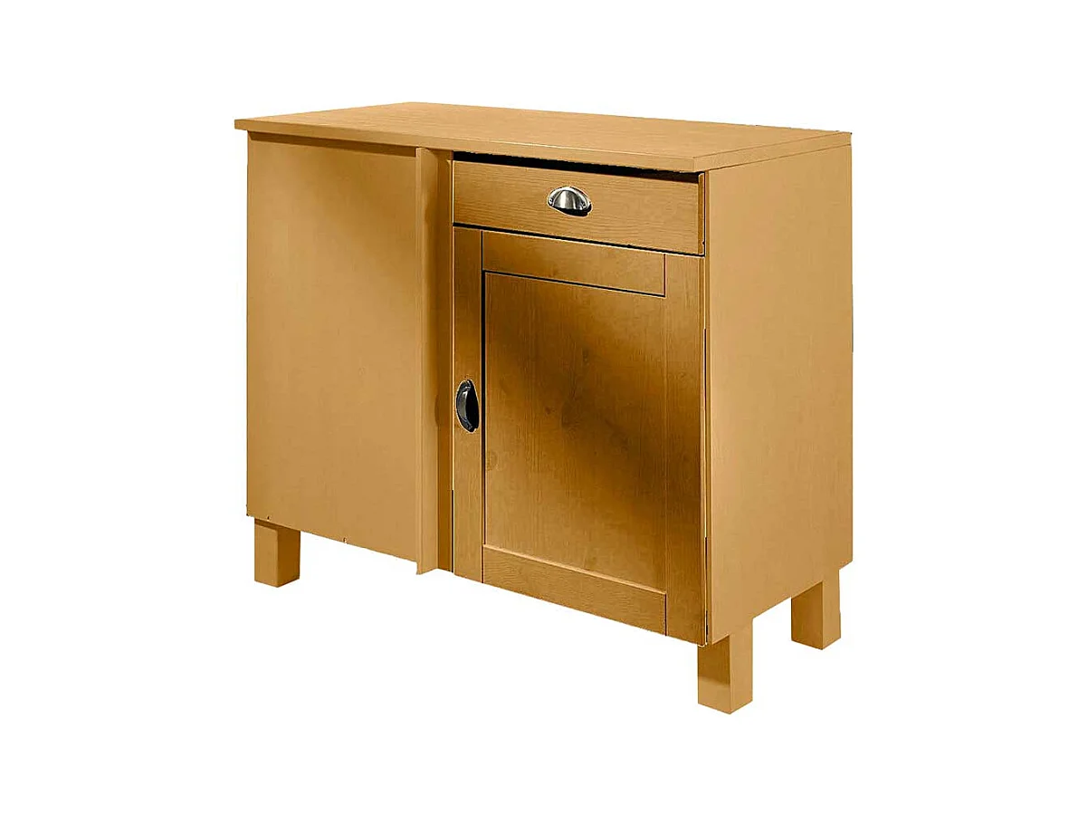 Küchenschrank aus Kiefer Massivholz 100 cm breit