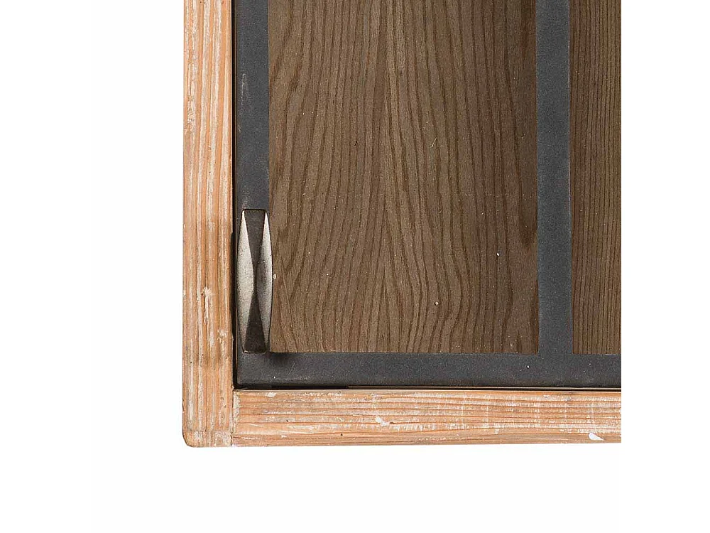 Küchen Hängeschrank aus Pinie und Metall Landhaus 80 cm hoch