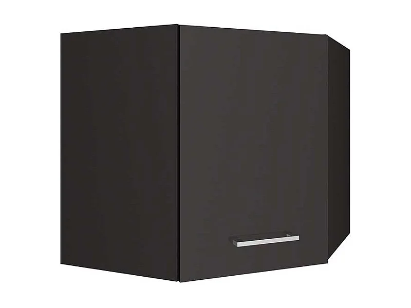 Küchen Eck Hängeschrank Front grau Hochglanz 60 cm breit