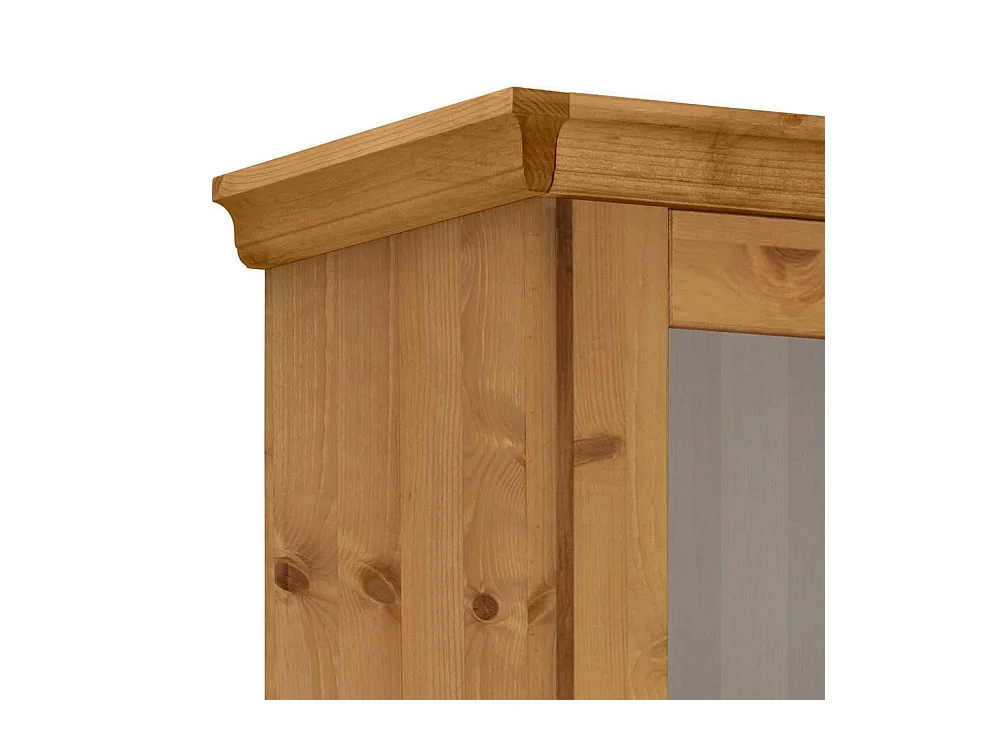 Landhaus Küchen Hängeschrank aus Kiefer Massivholz 75 cm hoch