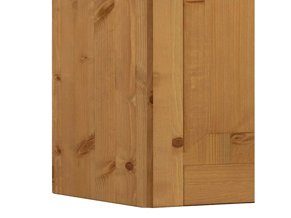 Landhaus Küchen Hängeschrank aus Kiefer Massivholz 75 cm hoch