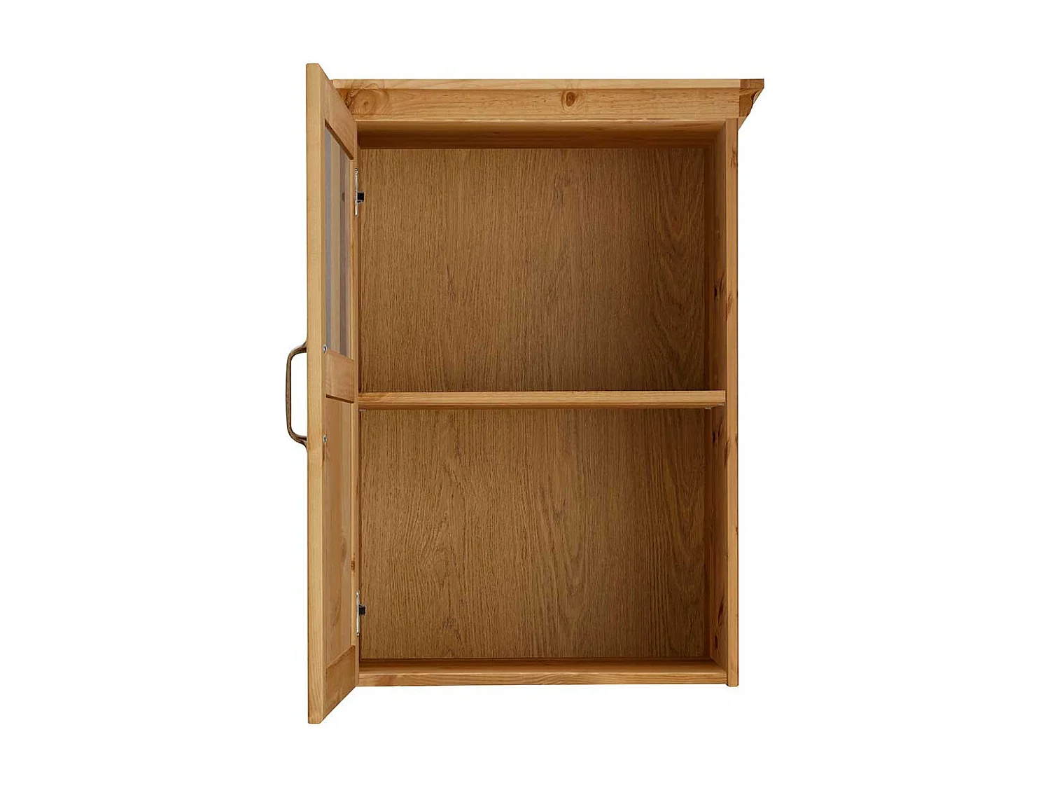 Landhaus Küchen Hängeschrank aus Kiefer Massivholz 75 cm hoch