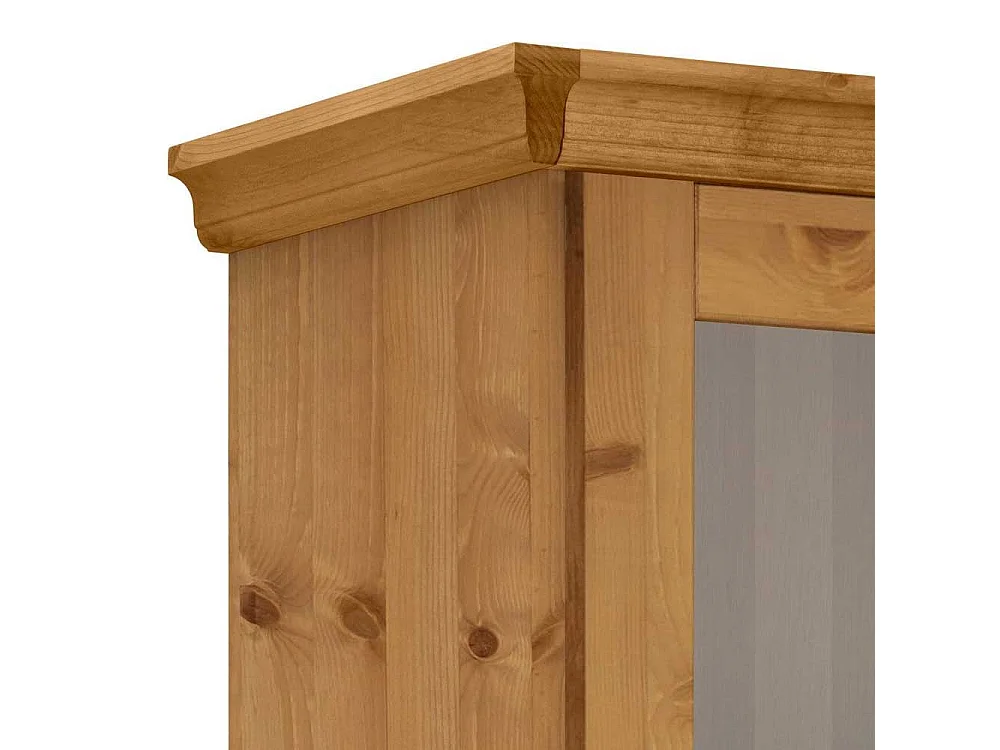 Landhaus Küchen Hängeschrank aus Kiefer Massivholz 75 cm hoch