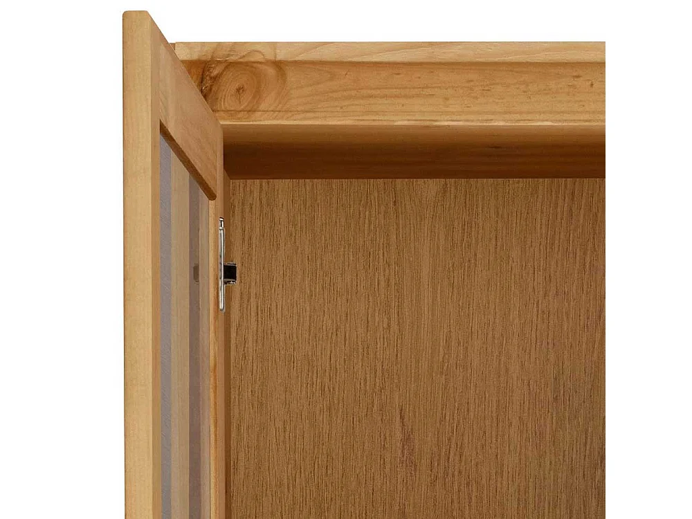 Landhaus Küchen Hängeschrank aus Kiefer Massivholz 75 cm hoch