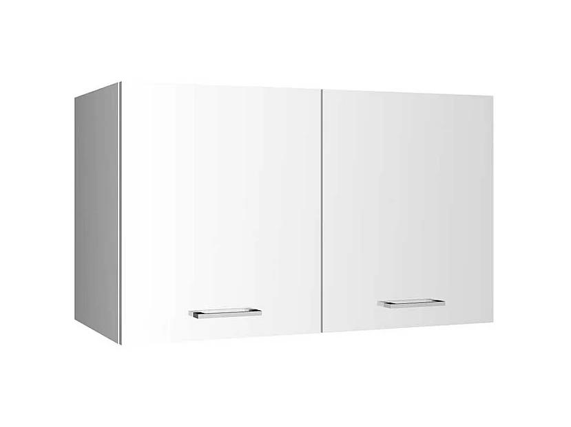 Küchen Hängeschrank in Hochglanz Weiß 2-türig