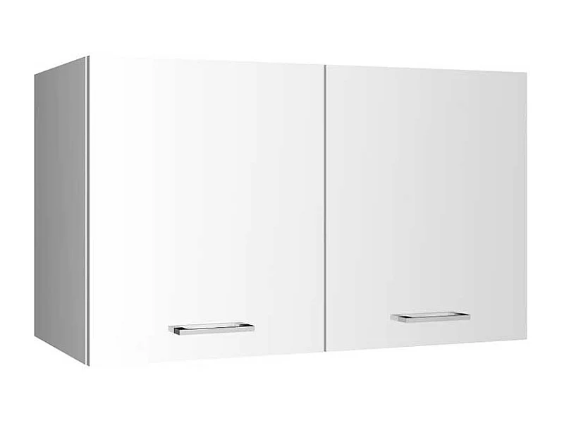 Küchen Hängeschrank in Hochglanz Weiß 2-türig