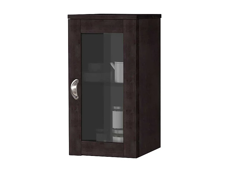 Hängeschrank Wandschrank 30 cm breit mit Glastür