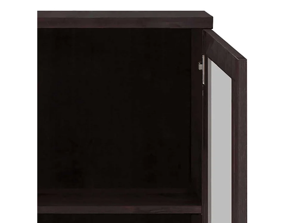 Hängeschrank Wandschrank 30 cm breit mit Glastür