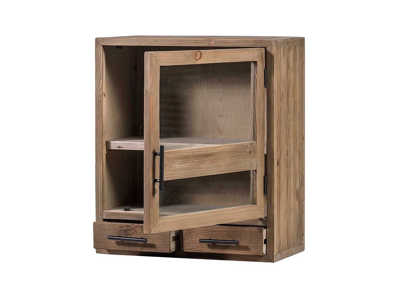 Oberschrank Küche eine Tür zwei Schubladen Vintage Look