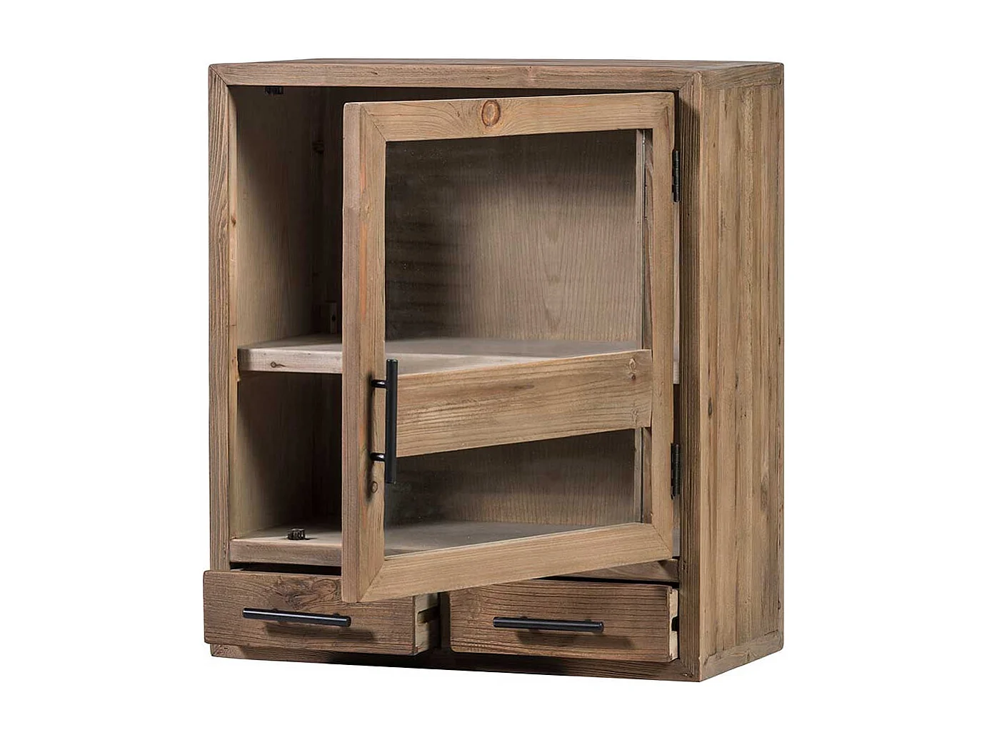 Oberschrank Küche eine Tür zwei Schubladen Vintage Look