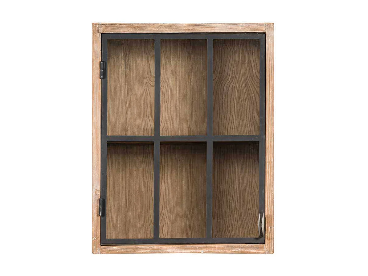 Küchen Hängeschrank aus Pinie und Metall Landhaus 80 cm hoch