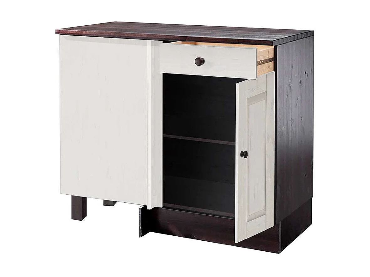 Unterschrank Küchenschrank im Landhausstil aus Massivholz