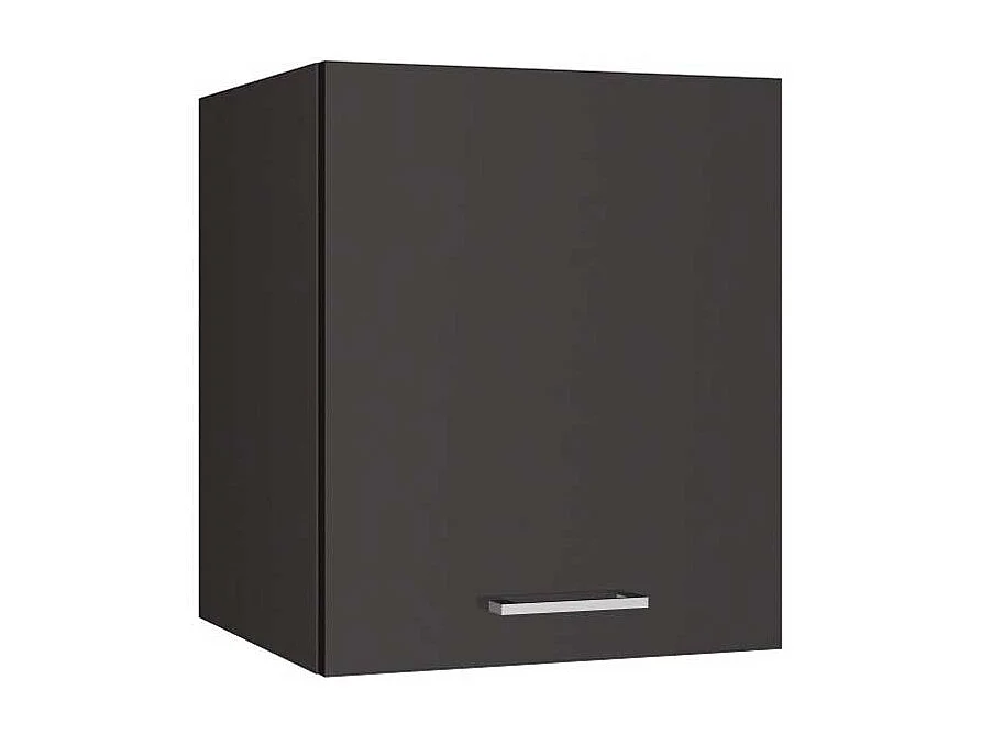 Hochglanzfront Oberschrank in Grau Made in Germany