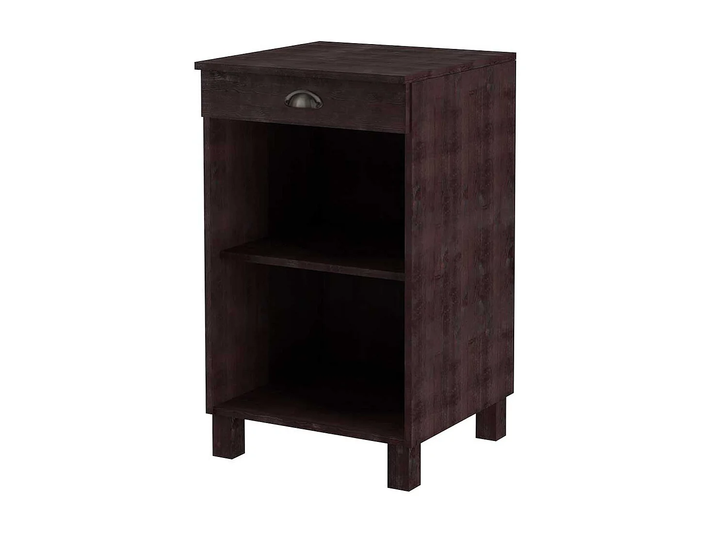 Kuchenunterschrank in Wengefarben 50 cm breit