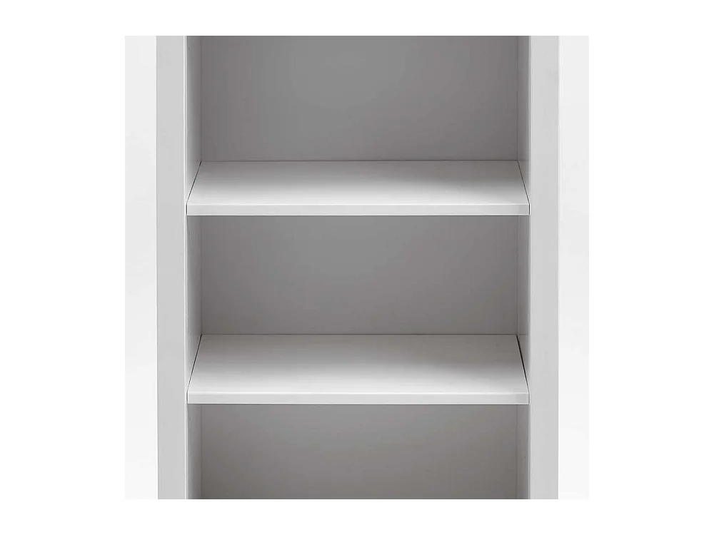 Badezimmer Regal in Weiß Kiefer teilmassiv einer Schublade