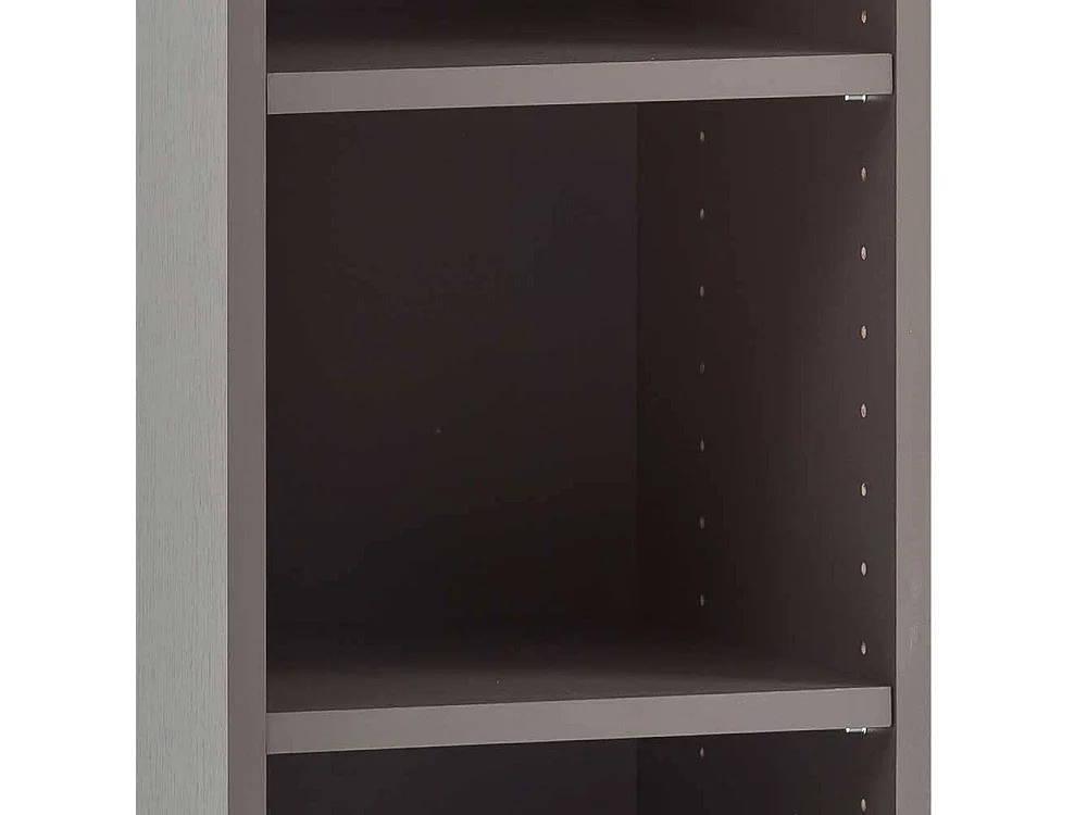 Badregal hängend oder stehend in Dunkelgrau 84 cm hoch