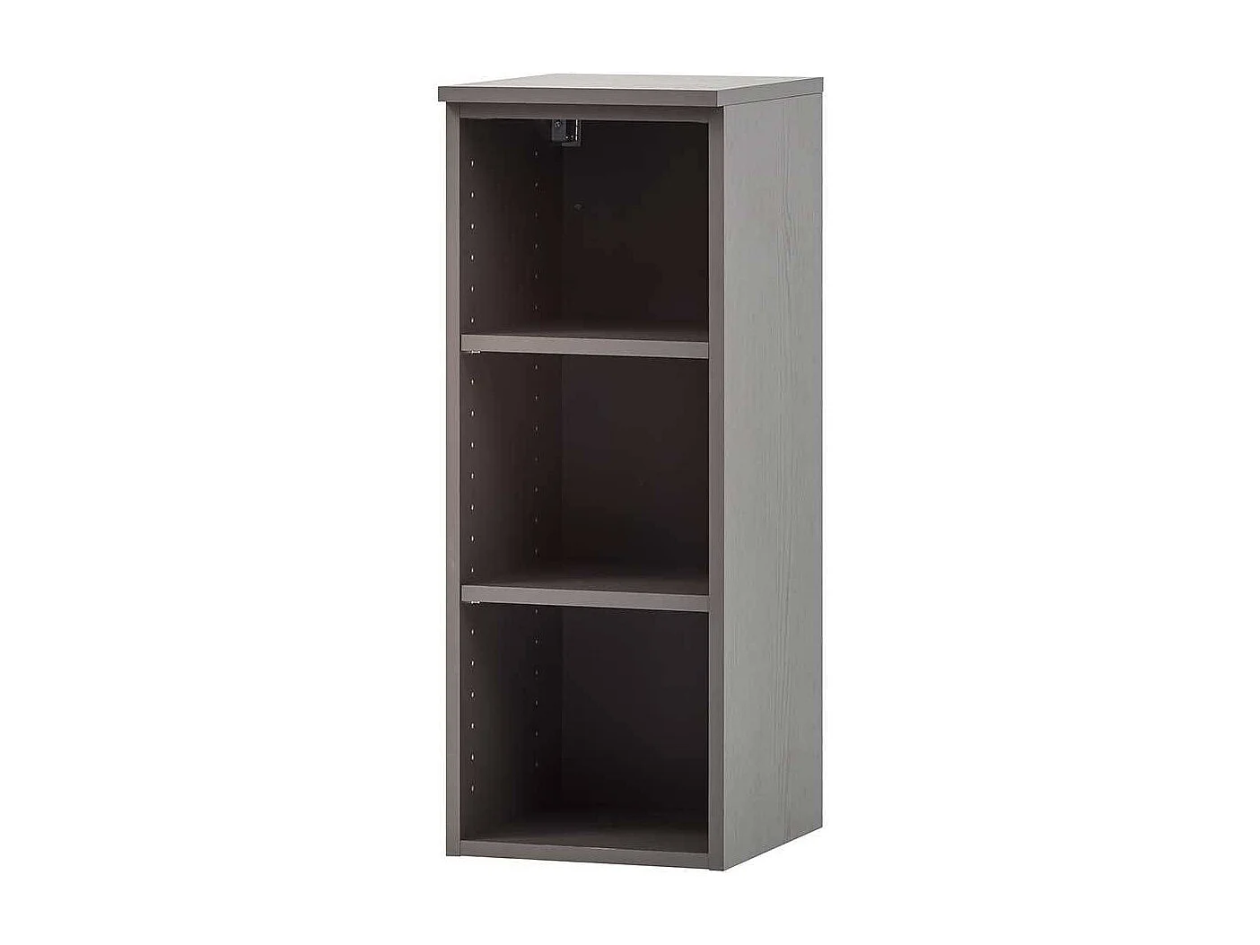 Badregal hängend oder stehend in Dunkelgrau 84 cm hoch