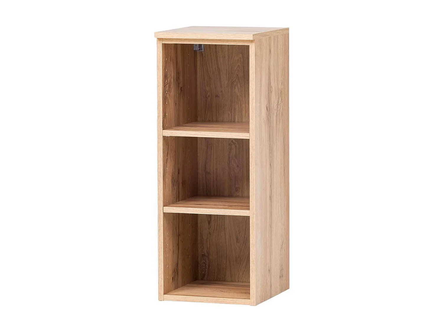 Badregal mit Füßen sowie Wandmontage Wildeichefarben