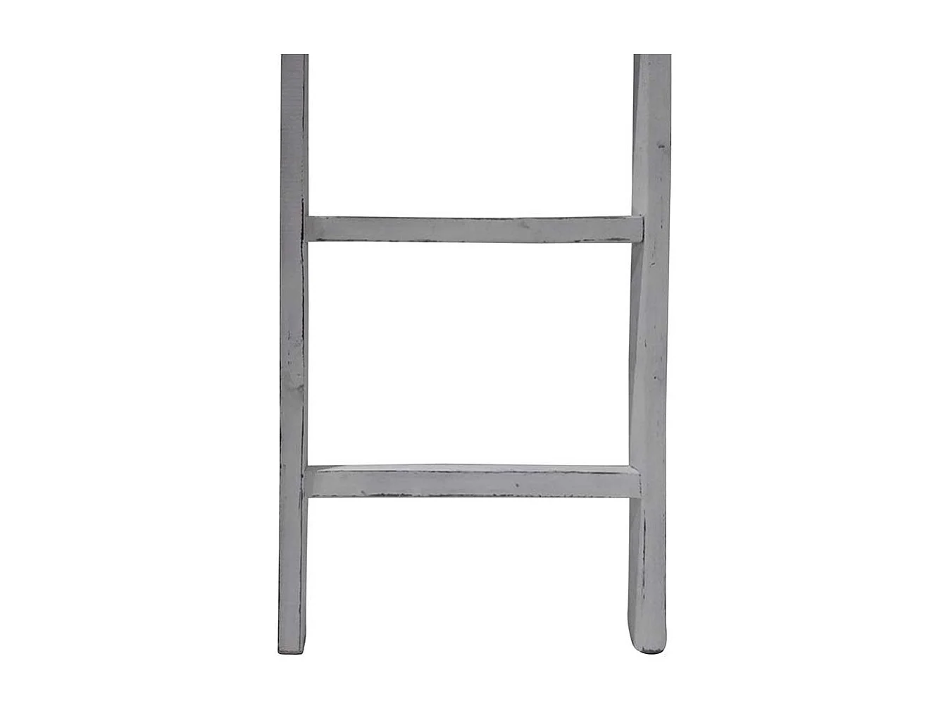 Regalleiter in Grau massiv