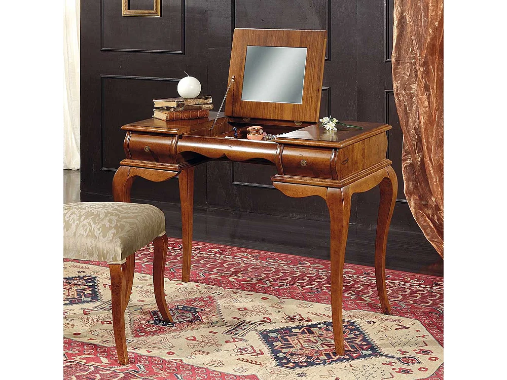 Spiegelkommode in Nussbaumfarben italienischen Design