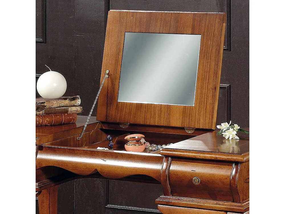 Spiegelkommode in Nussbaumfarben italienischen Design