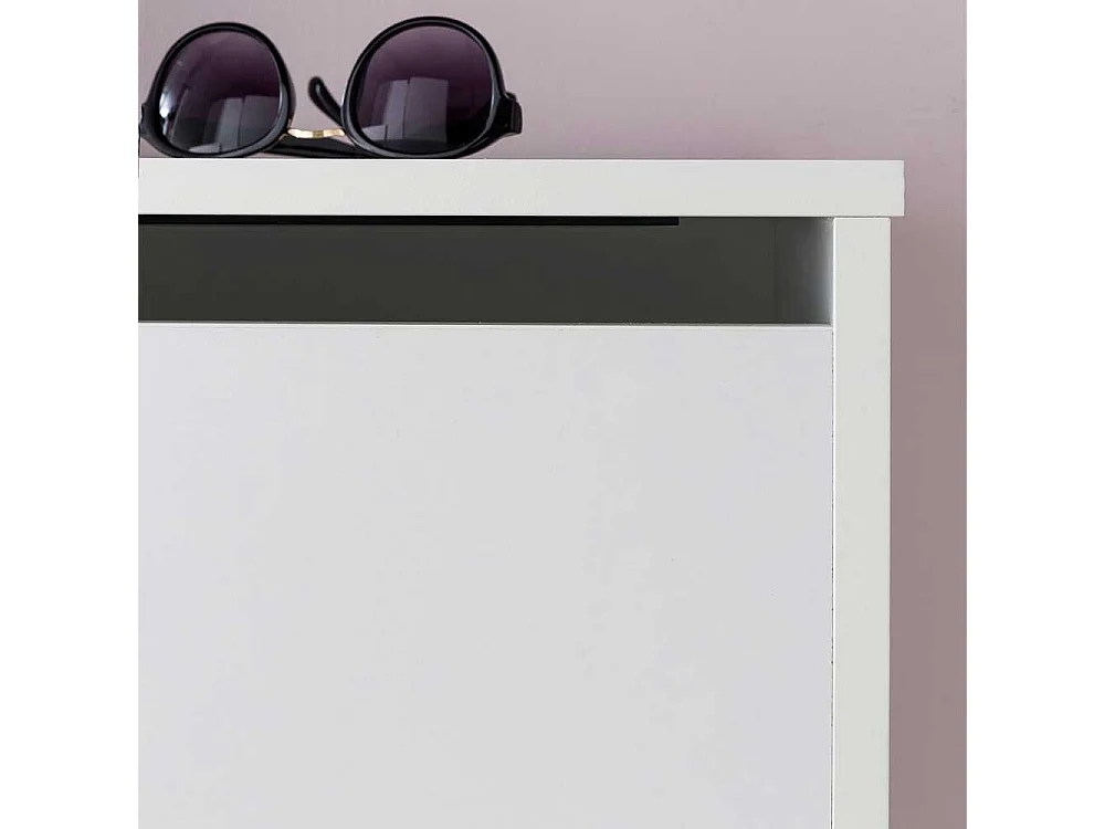 Schminkkommode in Weiß mit (zweiteilig)