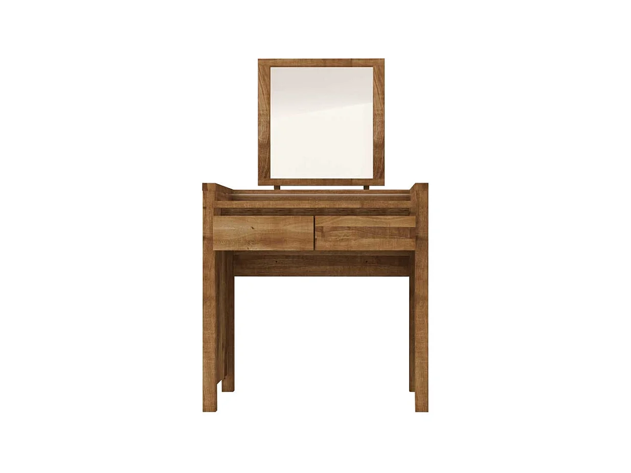 Massivholz Schminktisch aus Wildeiche geölt 85 cm breit