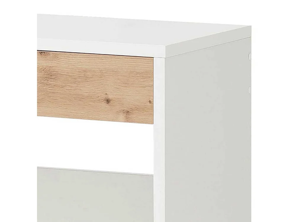 Schreibtisch Schminktisch mit zwei Schubladen in rechteckiger Form