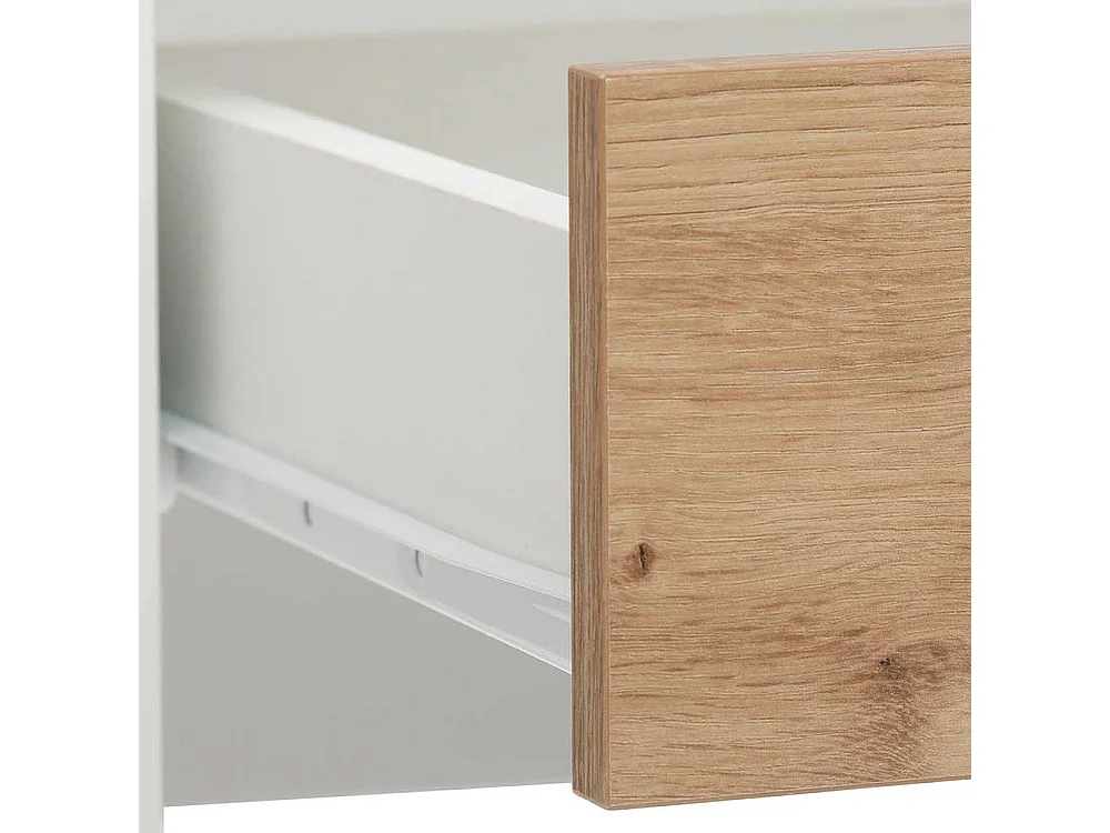 Schreibtisch Schminktisch mit zwei Schubladen in rechteckiger Form