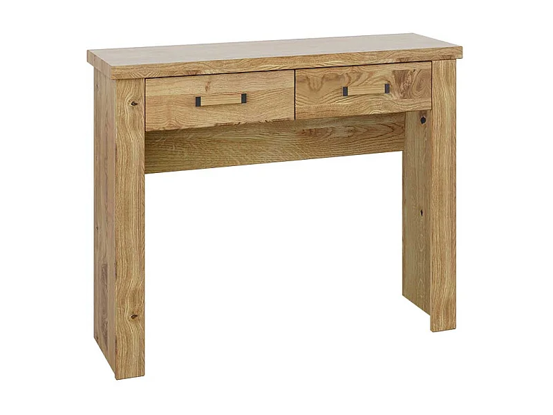 Landhaus Schminktisch in Asteichefarben zwei Schubladen