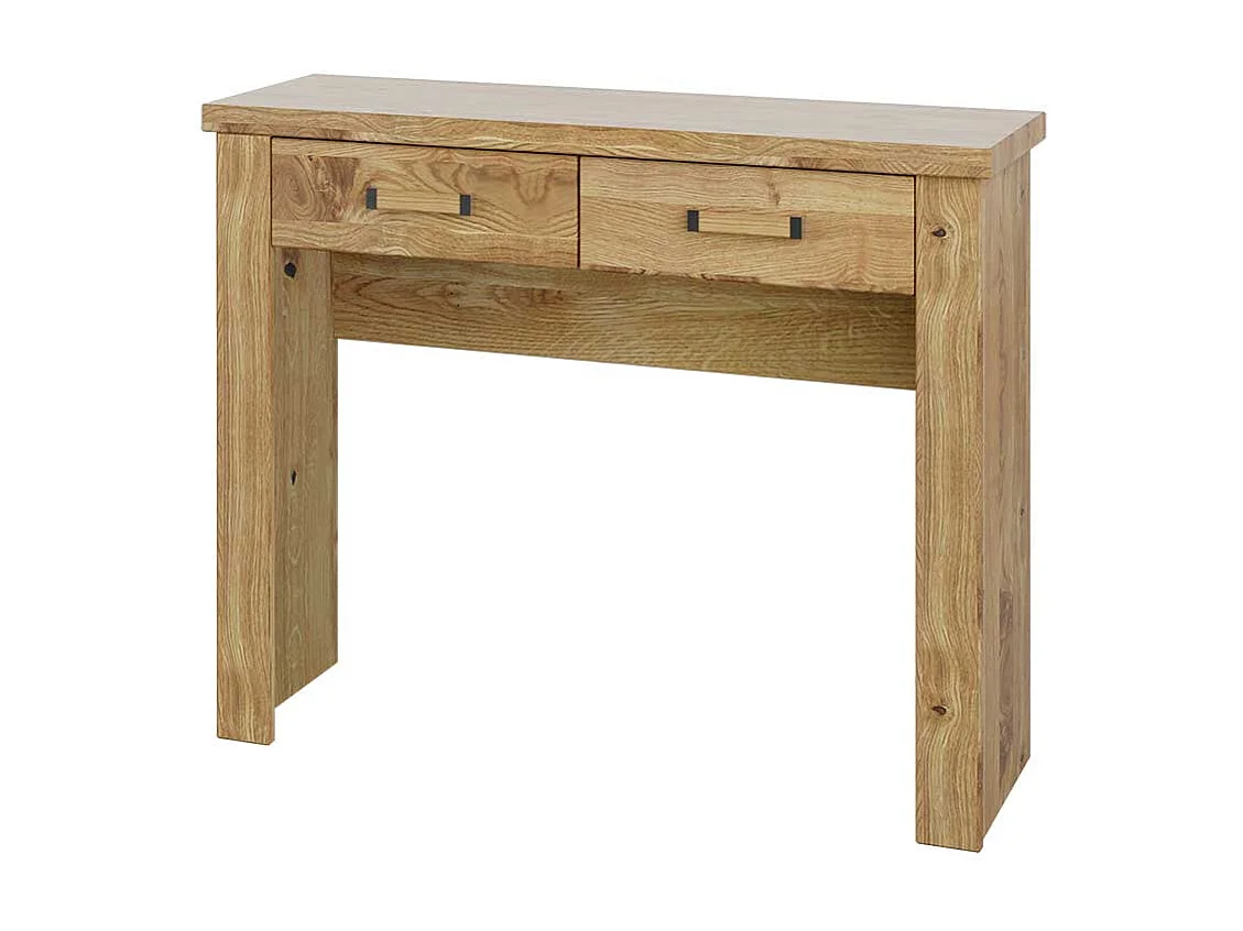 Landhaus Schminktisch in Asteichefarben zwei Schubladen