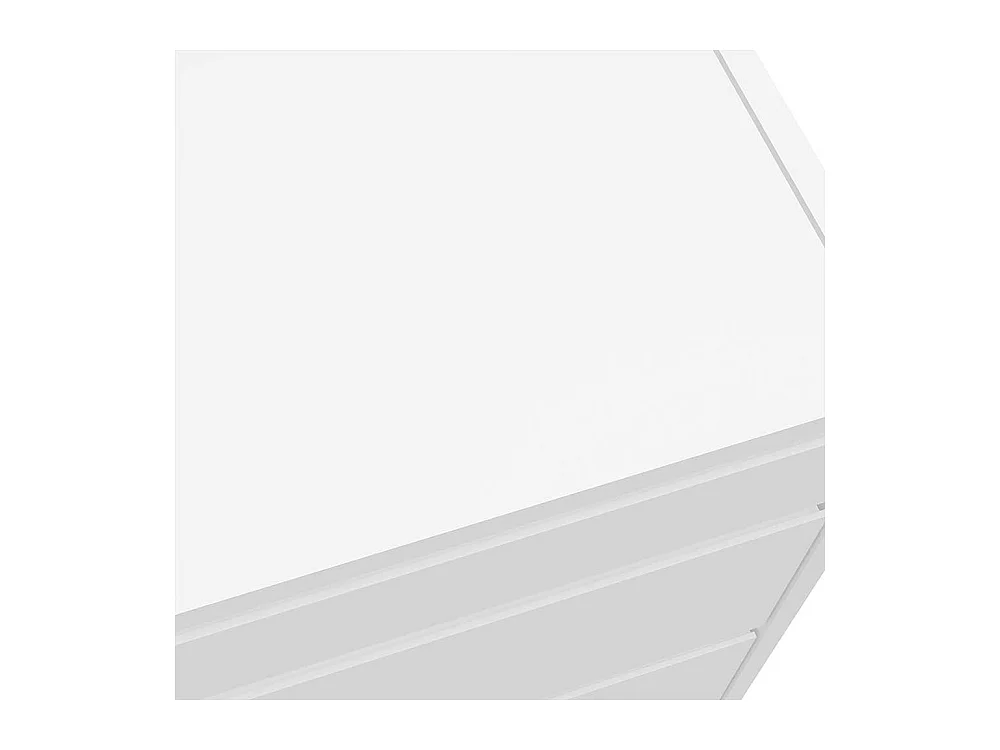 Schminkkommode in Weiß und Goldfarben 110 cm hoch