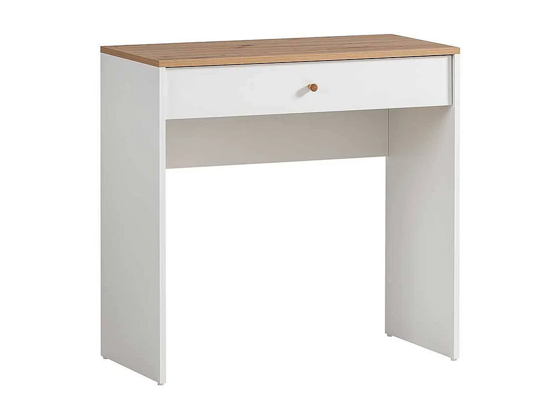 Frisiertisch Schminkkommode mit Holzgriff und einer Schublade