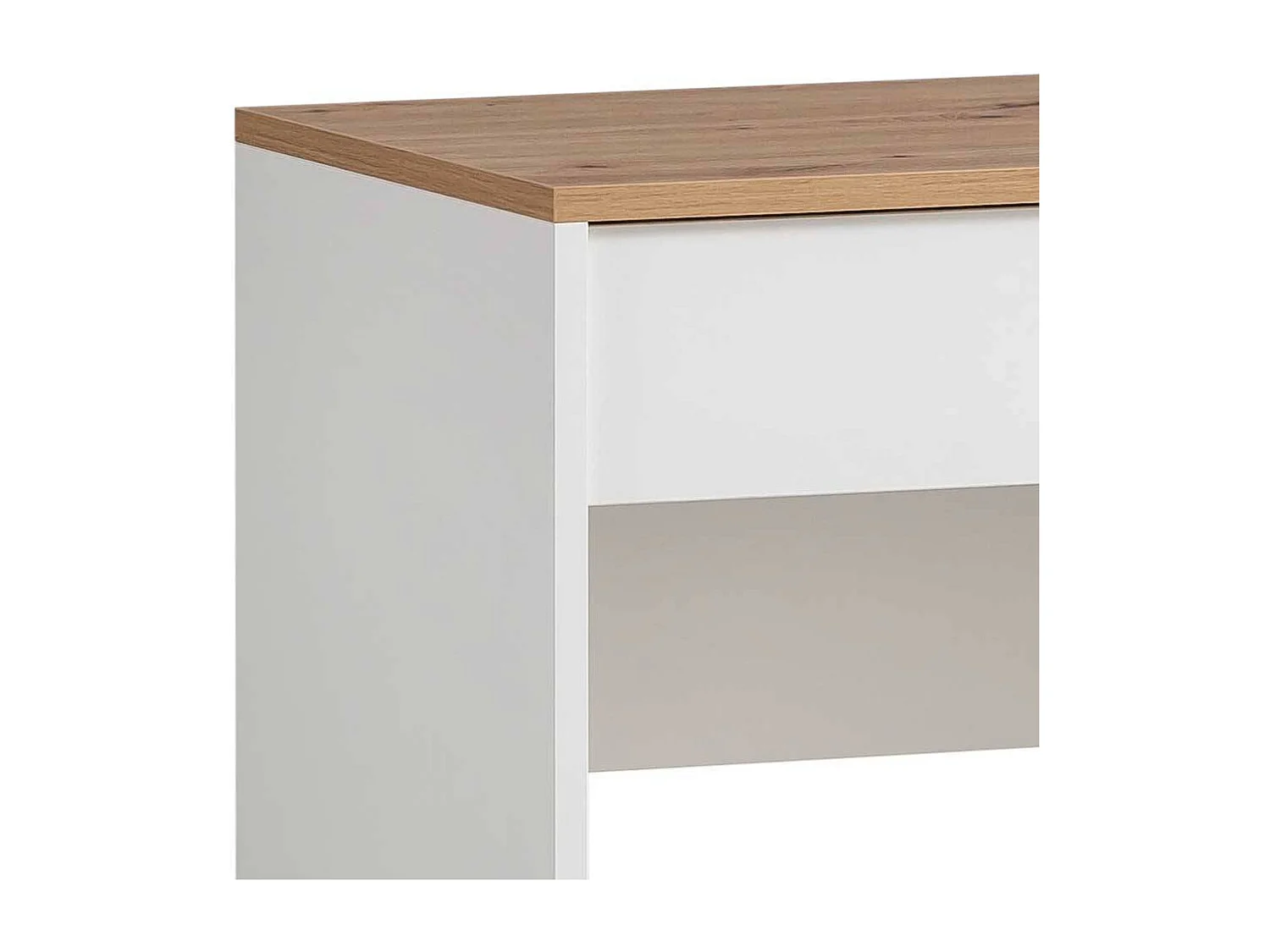 Frisiertisch Schminkkommode mit Holzgriff und einer Schublade