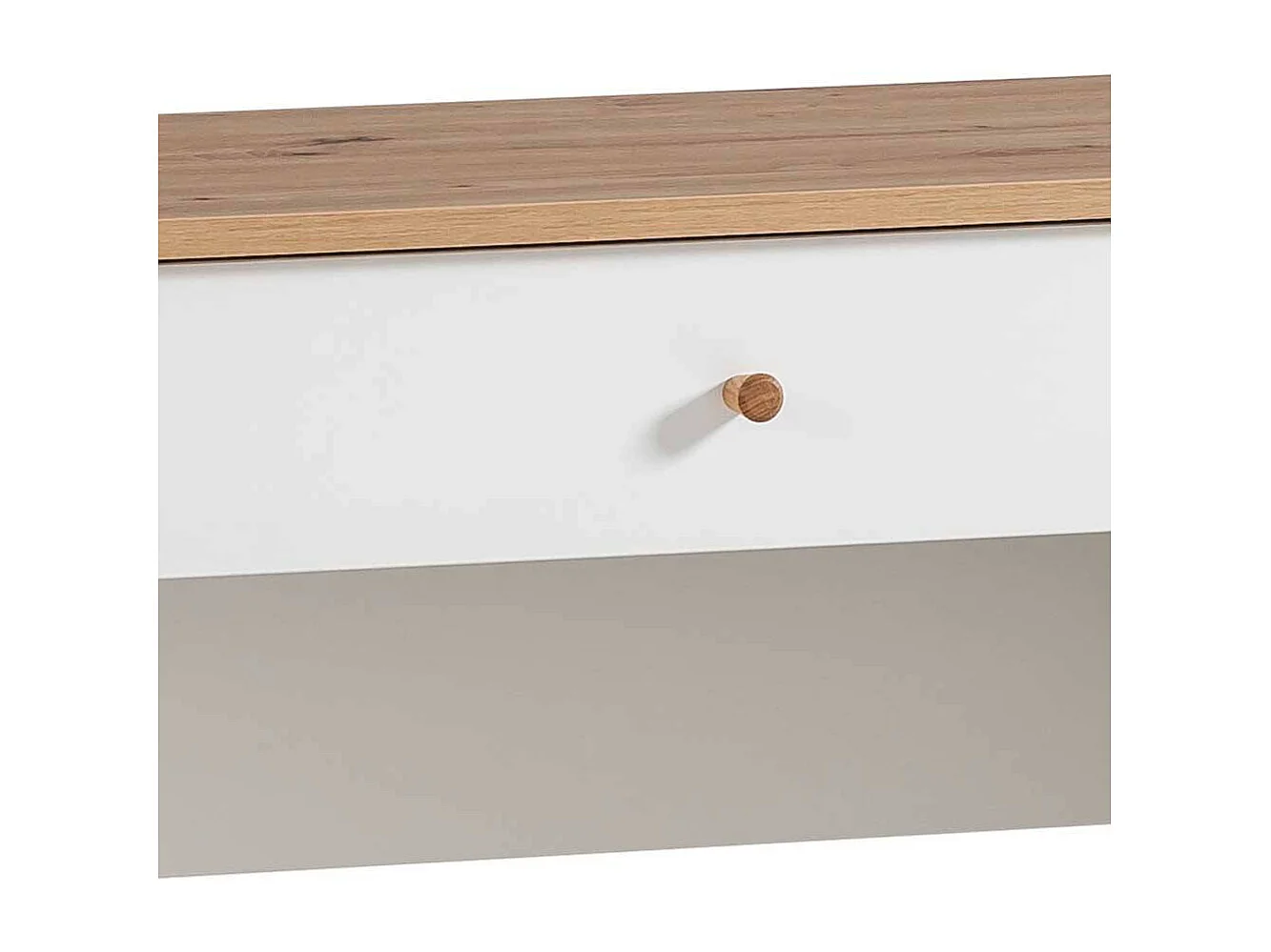 Frisiertisch Schminkkommode mit Holzgriff und einer Schublade