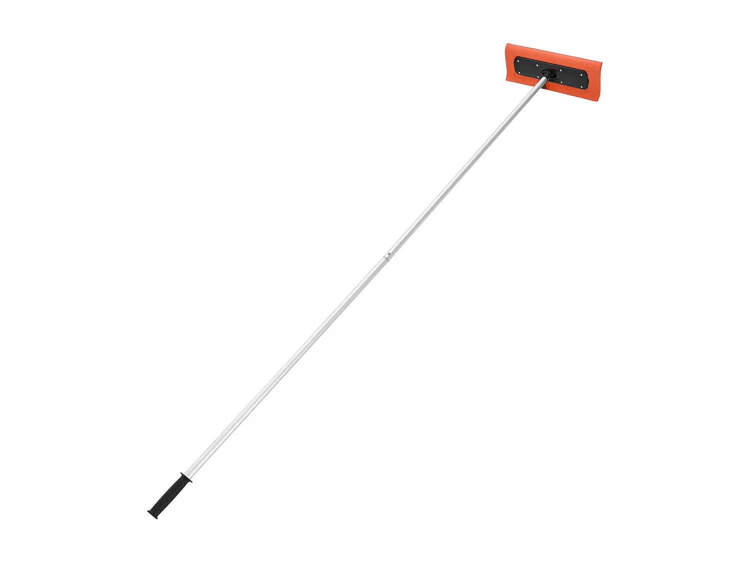 Rastrello per Neve SucceBuy da Tetto, 45 cm, Rastrello per Spazzaneve Regolabile 2,25-5,62 m, con Raschietto, Maniglia Antiscivolo, Conservazione Compatta