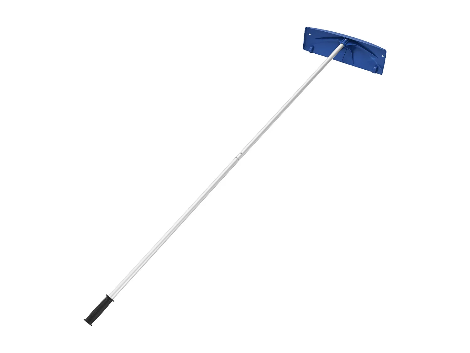 Râteau à Neige SucceBuy de Toit, 60 cm, Râteau de Déneigement Réglable 1,18-5,5 m, avec Grattoir Plastique PP, Roues Inférieures, Poignée Antidérapante