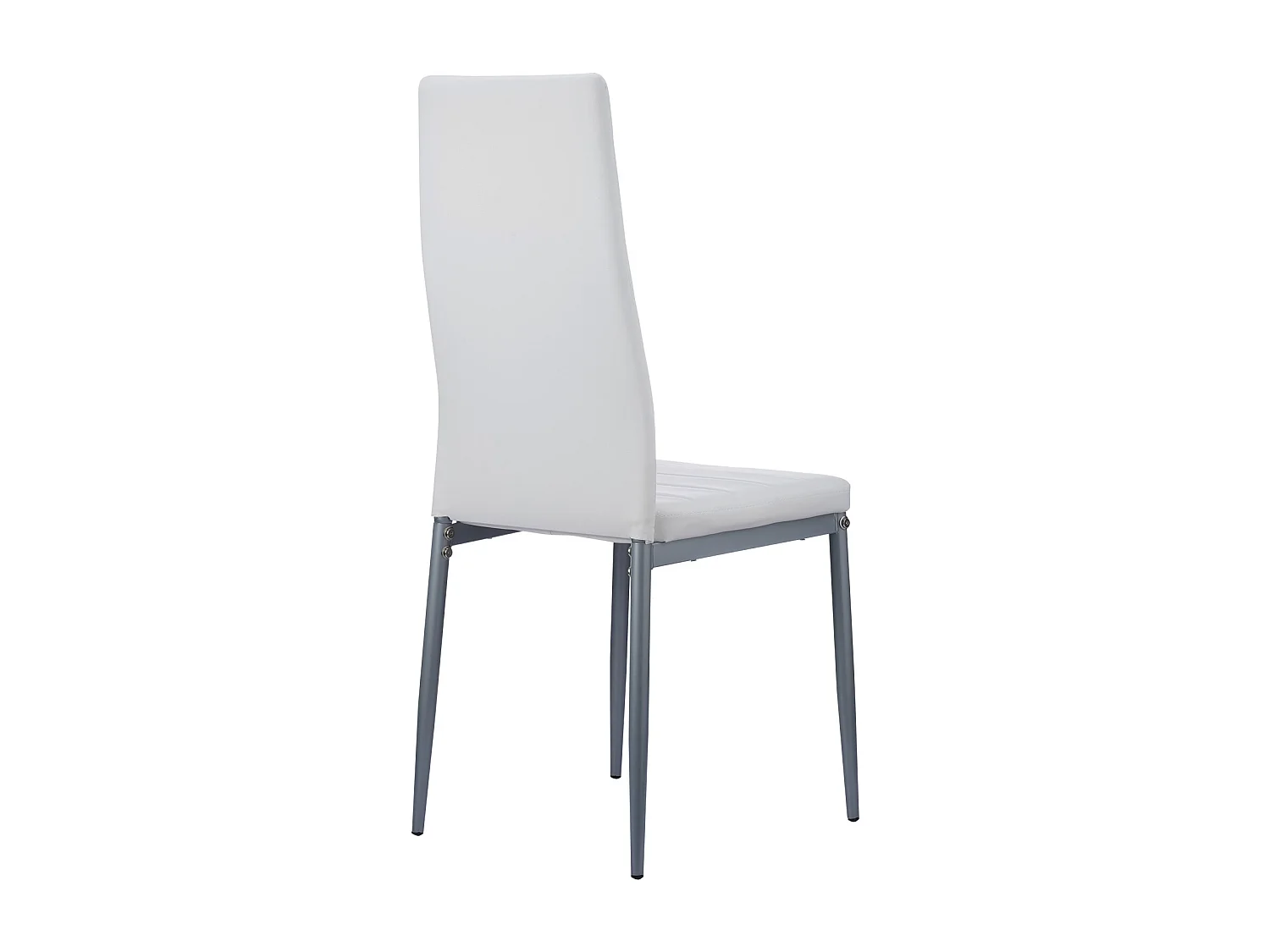 Sillas SucceBuy Comedor Modernas, Juego de Sillas de Cocina de Cuero 4 Piezas, con Respaldo, Cojines Gruesos y Patas de Metal, para Mesa de Comedor