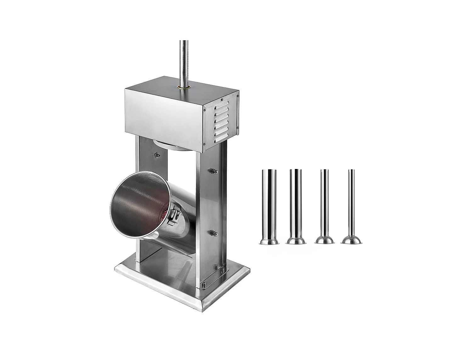 Wypycharka do Kiełbas SucceBuy Elektryczna 12 L, Pionowa Maszyna do Kiełbas ze Stali Nierdzewnej, Napełniarka z Ciągłą Kontrolą Prędkości i Pedałem