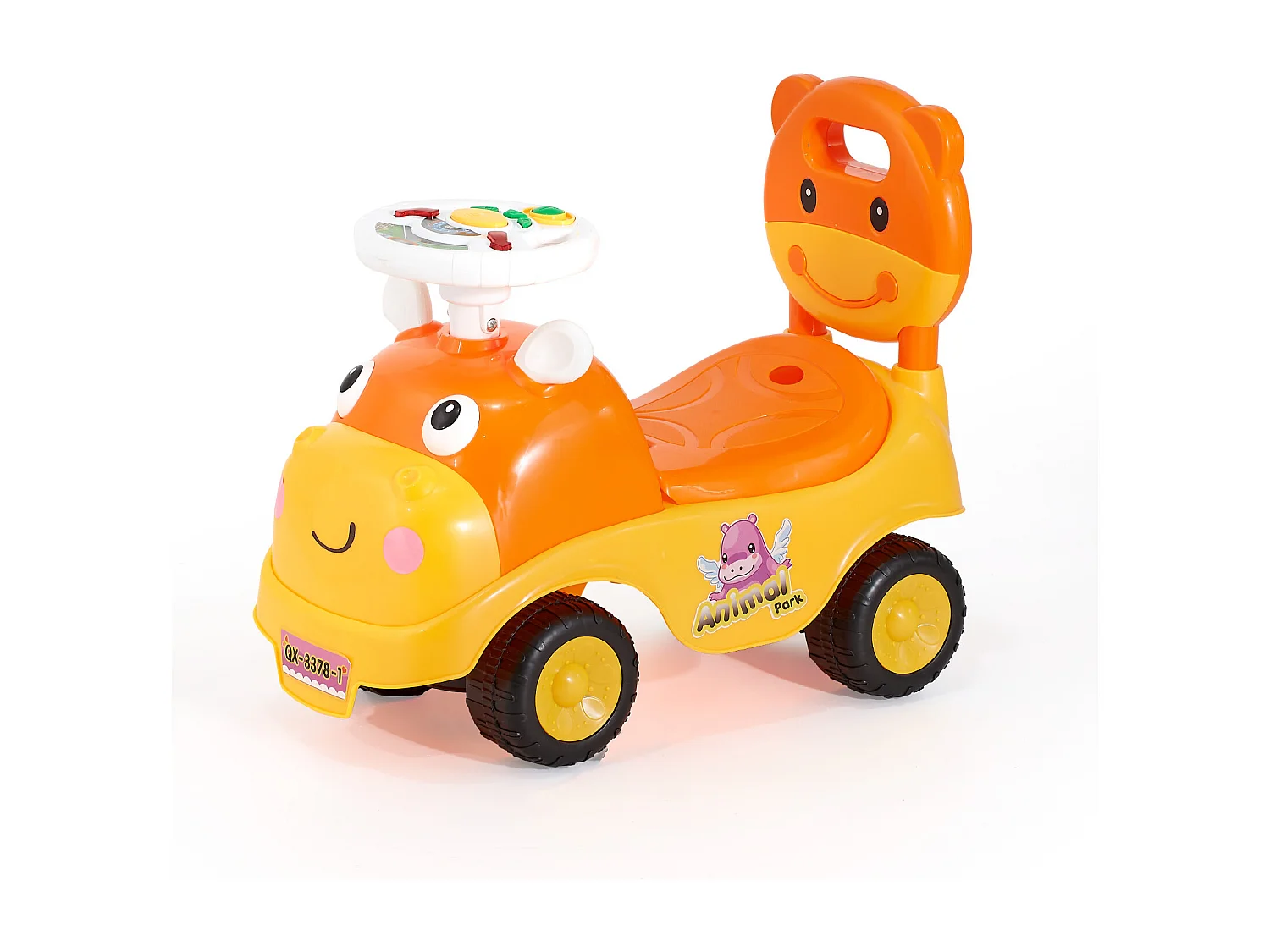 Loopauto Kinderen SucceBuy 19 tot 36 Maanden, Duwauto voor Peuters, Capaciteit 22 kg, met Toeter en Muziek, Opslag onder Zitje, voor Jongens