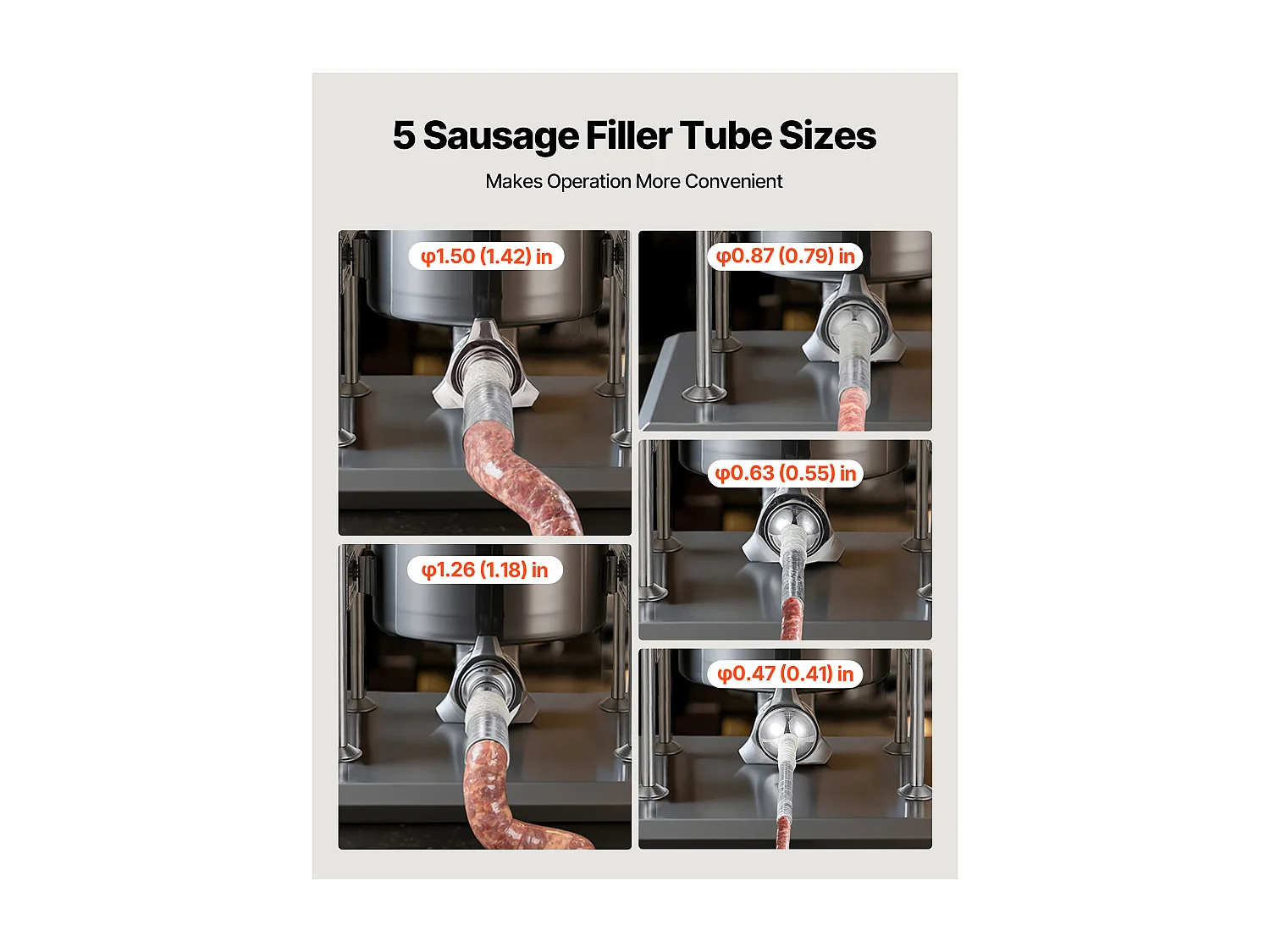 Wypycharka do Kiełbas SucceBuy Ręczna Pojemność 10 L, Pionowa Maszyna do Kiełbas ze Stali Nierdzewnej, Napełniarka z Podwójną Prędkością