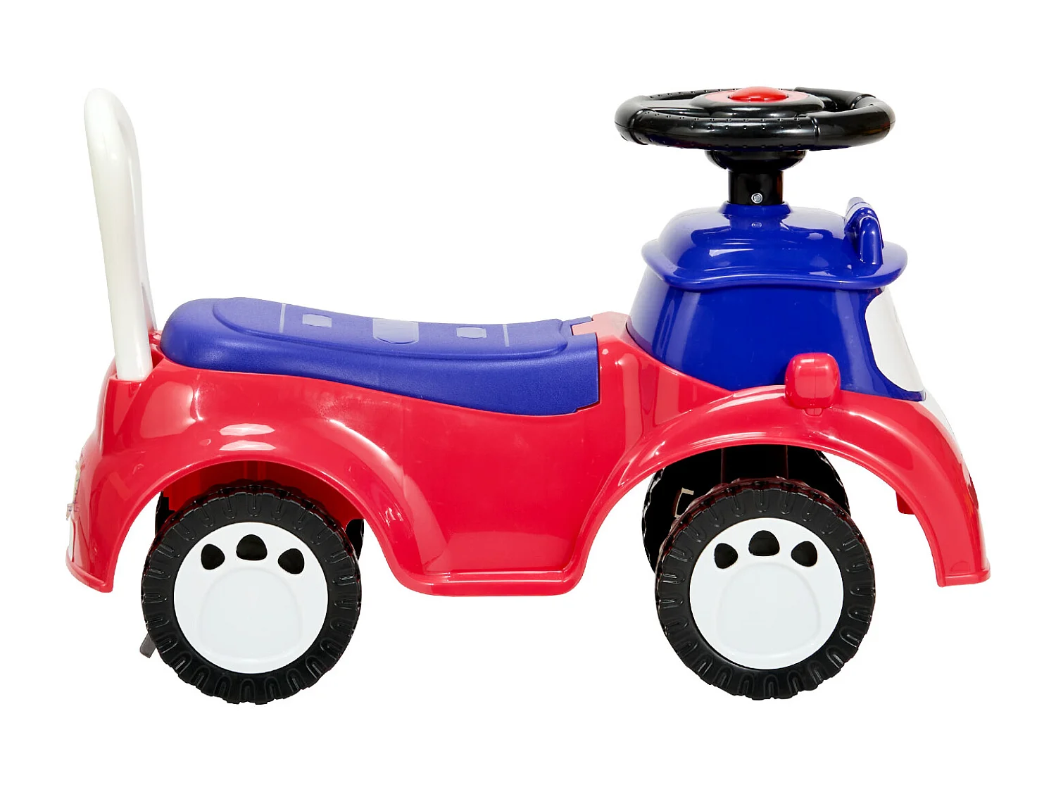 Rutschauto Kinder SucceBuy 19 bis 36 Monate, Schiebeauto für Kleinkinder, Tragfähigkeit 25 kg, mit Musik, Stauraum unter dem Sitz, für Jungen