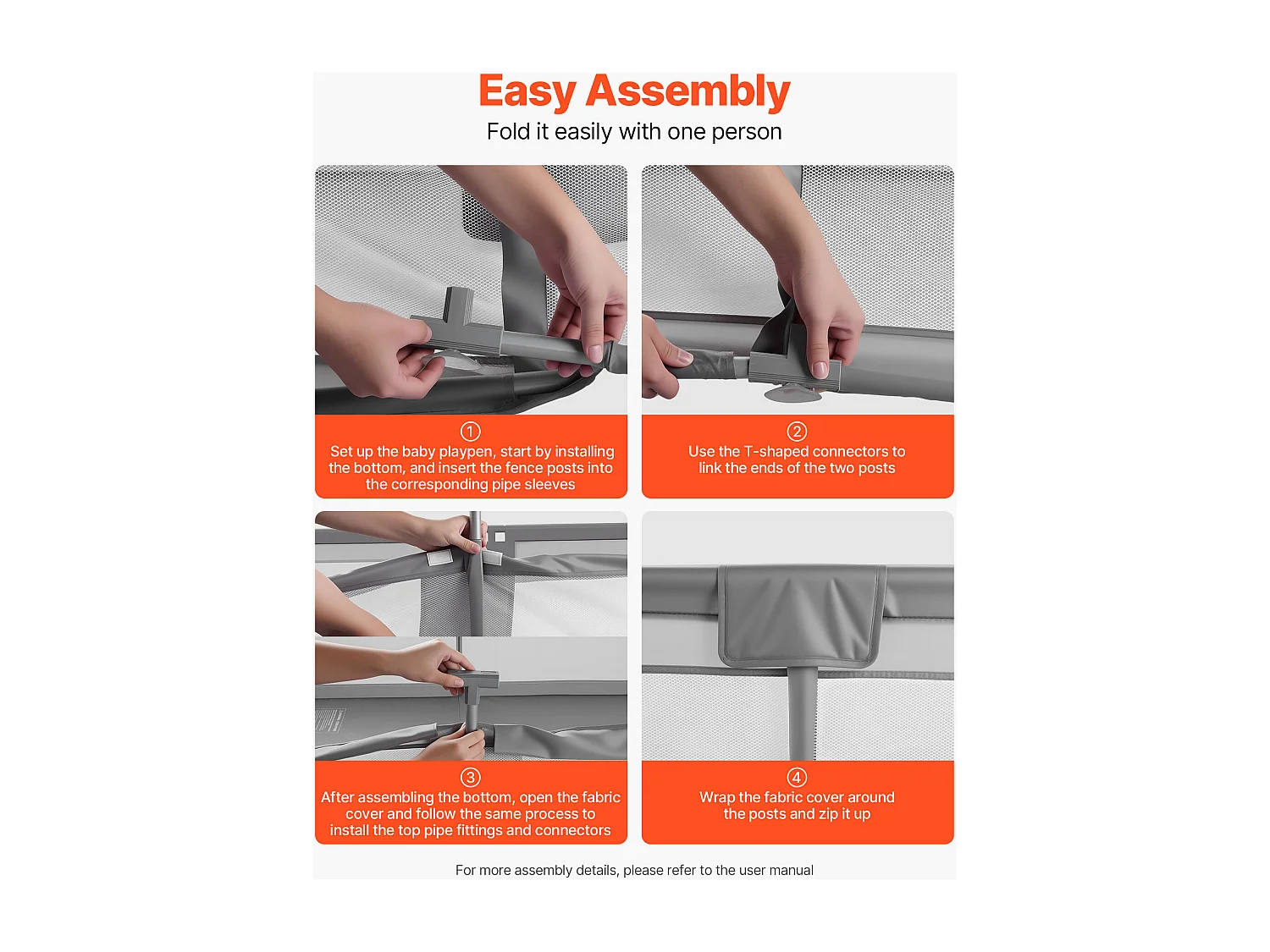 Parc Bébé SucceBuy, 200x149 cm, Parc de Jeu Enfant, avec 50 Balles Océaniques, Sac de Voyage, Porte Zippée, Maille Respirante, Barrière de Jeu