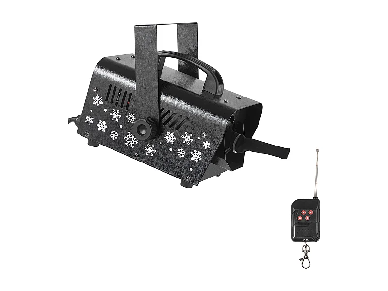 Machine à Neige SucceBuy 1500 W, Machine à Flocons de Neige Artificielle Portative Suspendue, avec Télécommande sans Fil, Réservoir 5 L, pour Fêtes de Noël