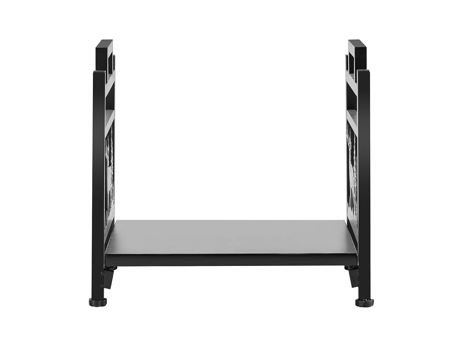 Support à Bois SucceBuy de Chauffage d'Intérieur, Range-bûches Incurvé 45 x 31.5 x 41.5 cm, avec Support en Toile, Capacité de Charge 18,1 kg, Rangement à Bûches