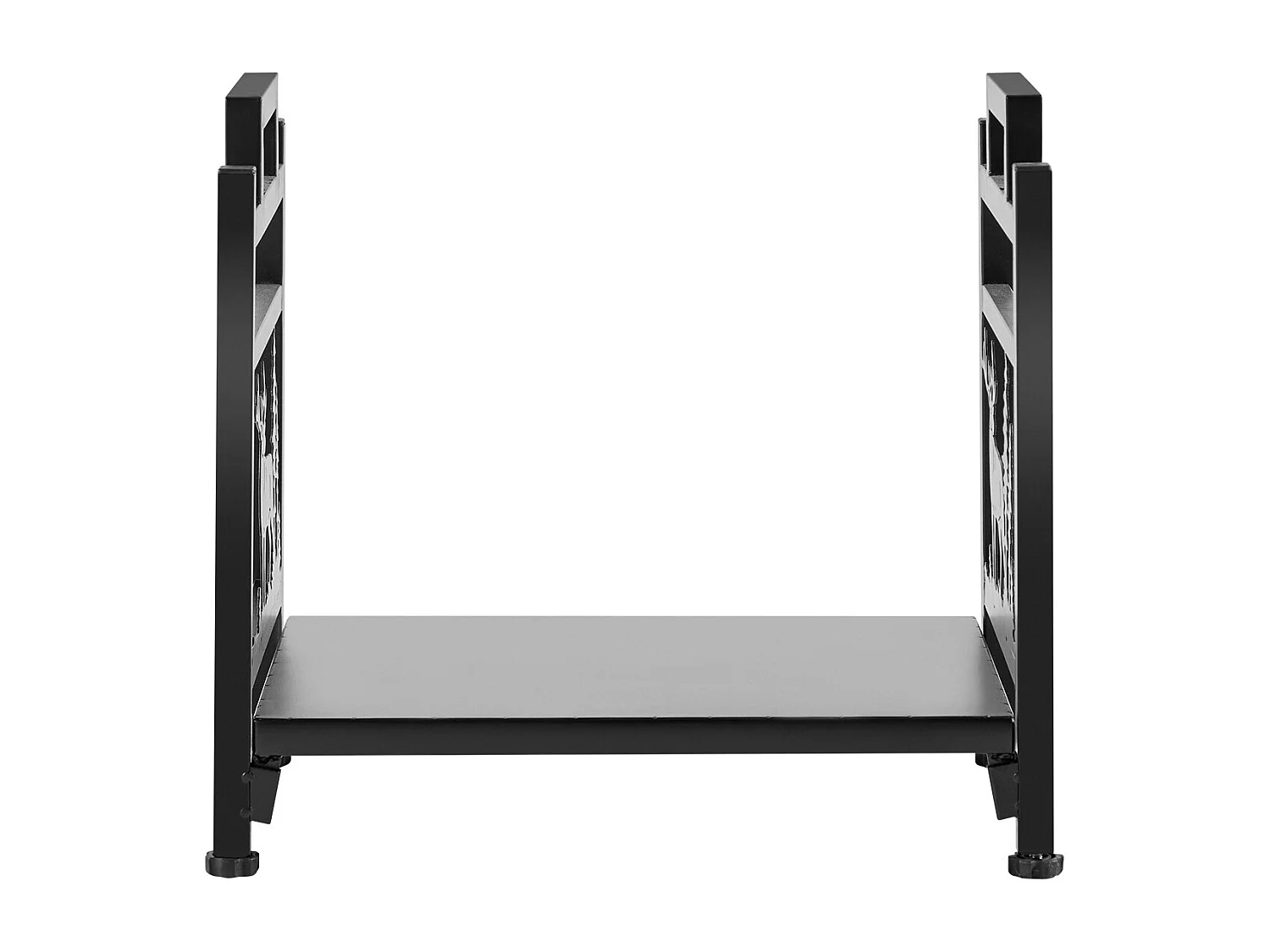 Schowek na Drewno SucceBuy do Ogrzewania Wewnętrzny, Zakrzywiony Schowek na Drewno 45 x 31.5 x 41.5 cm, z Podstawą z Płótna, Nośność 18,1 kg, Przechowywanie Drewna